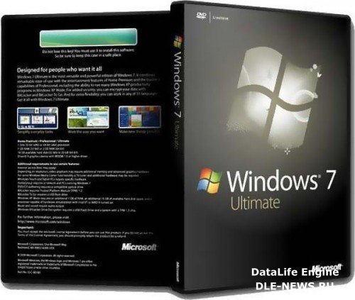Windows 7 xDark™ Deluxe v.4.2 RG Codename: "State of Independence" DVD-5