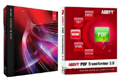 Abbyy PDF Transformer 3 + Adobe Acrobat Professional 10 Rus