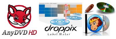 AnyDVD HD 6.9 + DVDFab 8.1 Portable + Droppix Label Maker XE 2.9 Rus