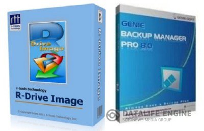 Genie Backup Manager Pro 8 + R-Drive Image 4.7 + Portable версия 2012