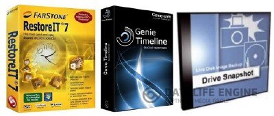 FarStone RestoreIT 7 + Genie Timeline Professional 2 + Drive SnapShot 1.4
