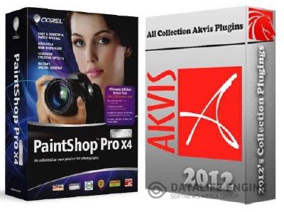 Corel PaintShop Pro X4 14 + AKVIS All Plugins 2012 (32/64 bit, Rus)