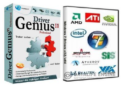 Windows 7 Drivers Update 10 + Driver Genius Pro 11 Final + Portable (x32/x64, 2012, RUS)