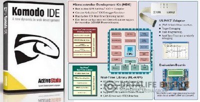Keil RealView Microcontroller Development Kit 4.53 MDK + ActiveState Komodo IDE 7