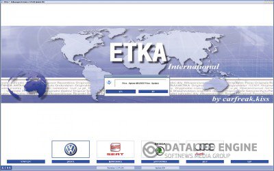 ETKA 7.3.0.974 INTERNATIONAL 09.2012 + GERMANY 09.2012 + СБОРКА + Crack