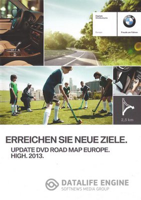 BMW DVD Road Map Europe HIGH 2013 (MK4)