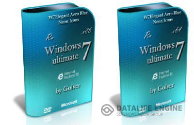 Windows 7 Ultimate Ru AeroBlue by Golver 11.2012 [Русский] (2DVD: x86+x64)