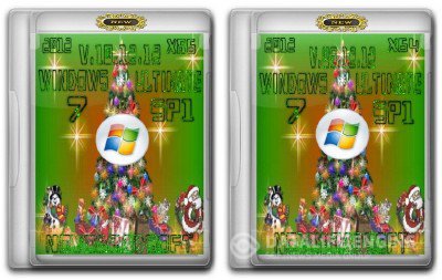 Windows 7 Ultimate SP1 NovogradSoft [v.10.12.12] Новогодняя (2DVD: x86+x64)