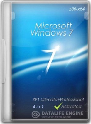 Windows 7 SP1 4 in 1 Ultimate+Professional (x86-x64) Русская by Tonkopey 14.11.2012 [Pусский]